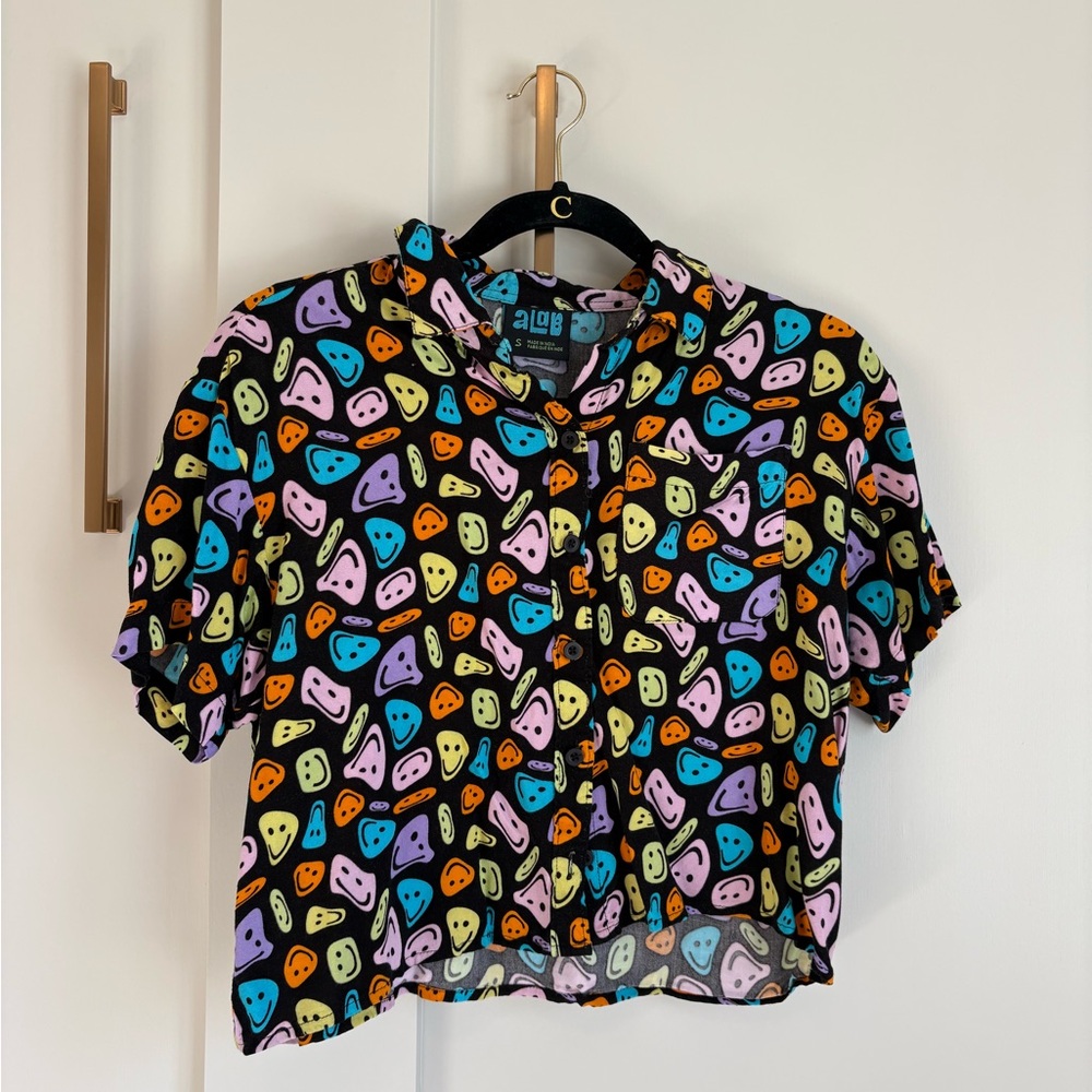 Zumiez Multicolor Patterned Button Down Shirt